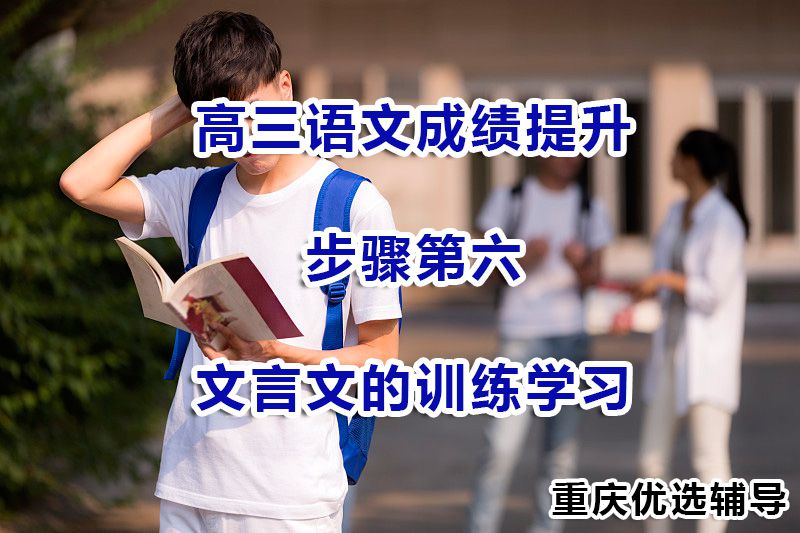 高三语文成绩提升步骤第六步：文言文学习；重庆高考补习培训浅谈